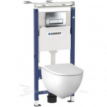 Комплект GEBERIT DUOFIX 458.125.21.1 UP100 с клавишей DELTA 51 хром глянец с подвесным унитазом ACANTO безободковый 500.600.01.2 и крышкой сиденьем ACANTO 500.605.01.2 микролифт Slim Комплект GEBERIT DUOFIX 458.125.21.1 UP100 с клавишей DELTA 51 хром глянец с подвесным унитазом ACANTO безободковый 500.600.01.2 и крышкой сиденьем ACANTO 500.605.01.2 микролифт Slim