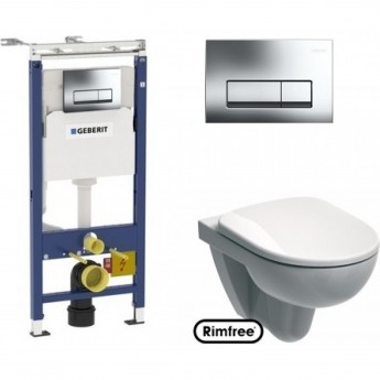 Комплект GEBERIT DUOFIX 458.125.21.1 UP100 с подвесным безободковым унитазом IFO SPECIAL RIMFREE RP731300200 с сиденьем RP706012200 Комплект GEBERIT DUOFIX 458.125.21.1 UP100 с подвесным безободковым унитазом IFO SPECIAL RIMFREE RP731300200 с сиденьем RP706012200