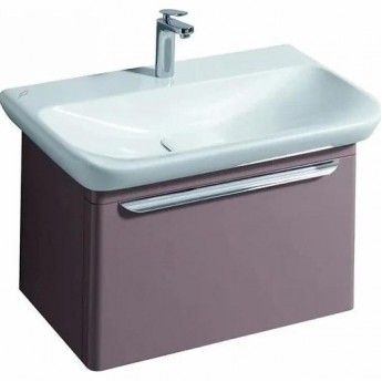 Шкафчик для раковины с раковиной GEBERIT MYDAY Y824081000+125480600 680 мм какао с молоком Шкафчик для раковины с раковиной GEBERIT MYDAY Y824081000+125480600 680 мм какао с молоком