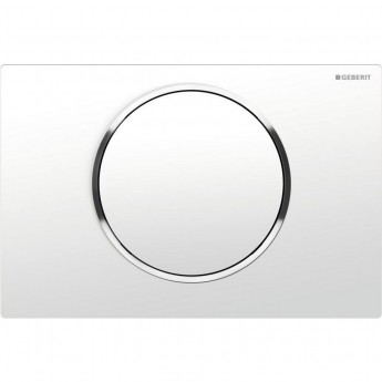Смывная клавиша GEBERIT SIGMA 10 115.758.KJ.5 белый хром глянец Смывная клавиша GEBERIT SIGMA 10 115.758.KJ.5 белый хром глянец