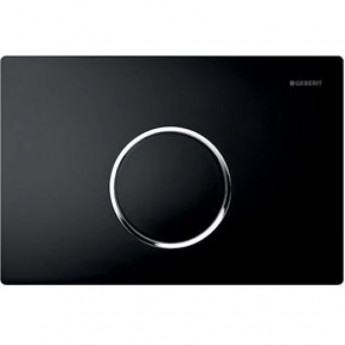 Смывная клавиша GEBERIT SIGMA 10 115.758.KM.1 черный хром глянец Смывная клавиша GEBERIT SIGMA 10 115.758.KM.1 черный хром глянец