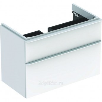 Тумба под раковину GEBERIT SMYLE SQUARE 500.354.00.1 90см белый глянцевый Тумба под раковину GEBERIT SMYLE SQUARE 500.354.00.1 90см белый глянцевый