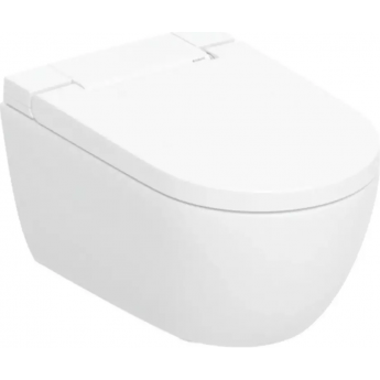 Унитаз-биде подвесной GEBERIT AQUACLEAN ALBA 146.350.01.1, KeraTect, накладка белая Унитаз-биде подвесной GEBERIT AQUACLEAN ALBA 146.350.01.1, KeraTect, накладка белая